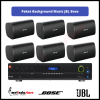 Paket Background Music Amplifier JBL Speaker Bose - 6 Speaker